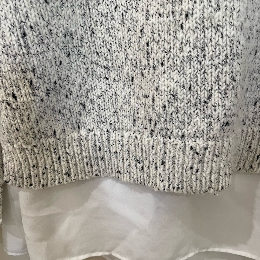 Club Monaco Women's Gray Layered Sweater Size Small - Picture 3 of 4